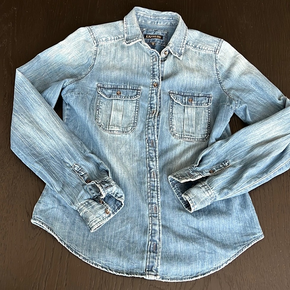 Express jean shirt size XS
